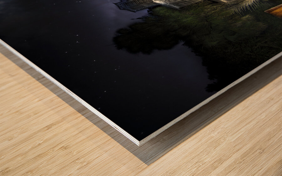 The Abandoned  Wood print