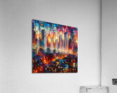 City Lights Alive Acrylic Print