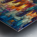 City Lights Alive Metal print