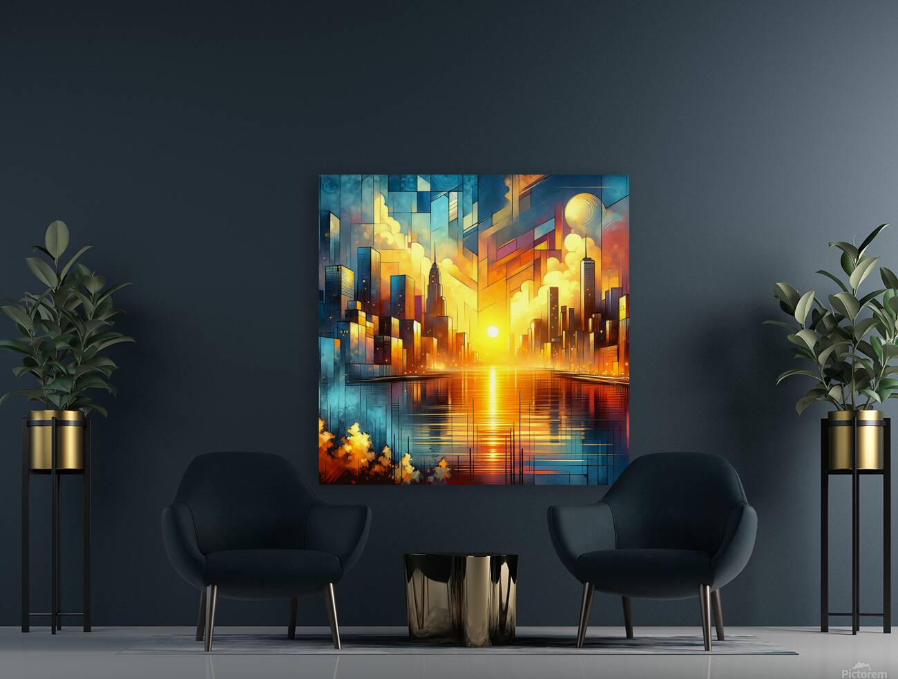 Industrial Dusk 5 Reproduction