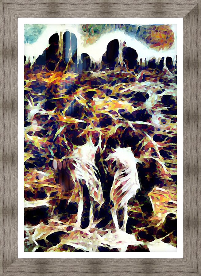 Looking Back At Oblivion Picture Frame print