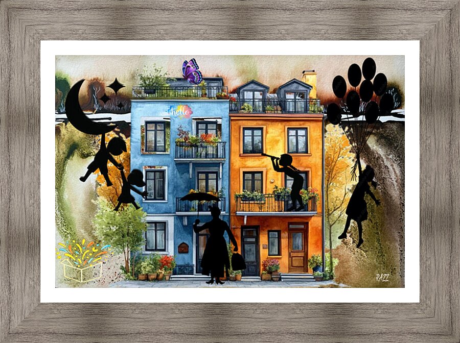 Original Signed Art 1 Picture Frame print
