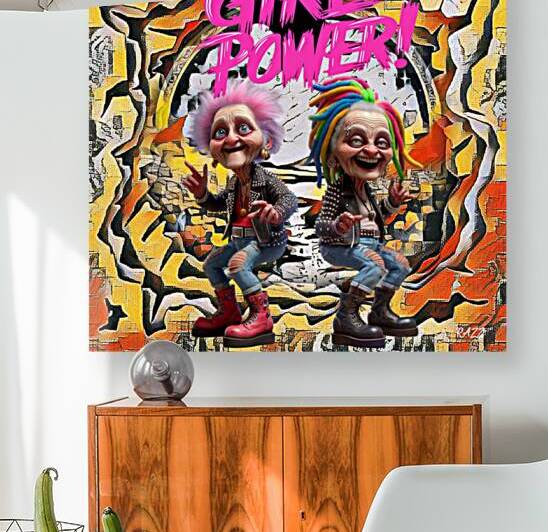 Daily Smile Authentic Signed Art By Razz 1 by Razz M Tazz