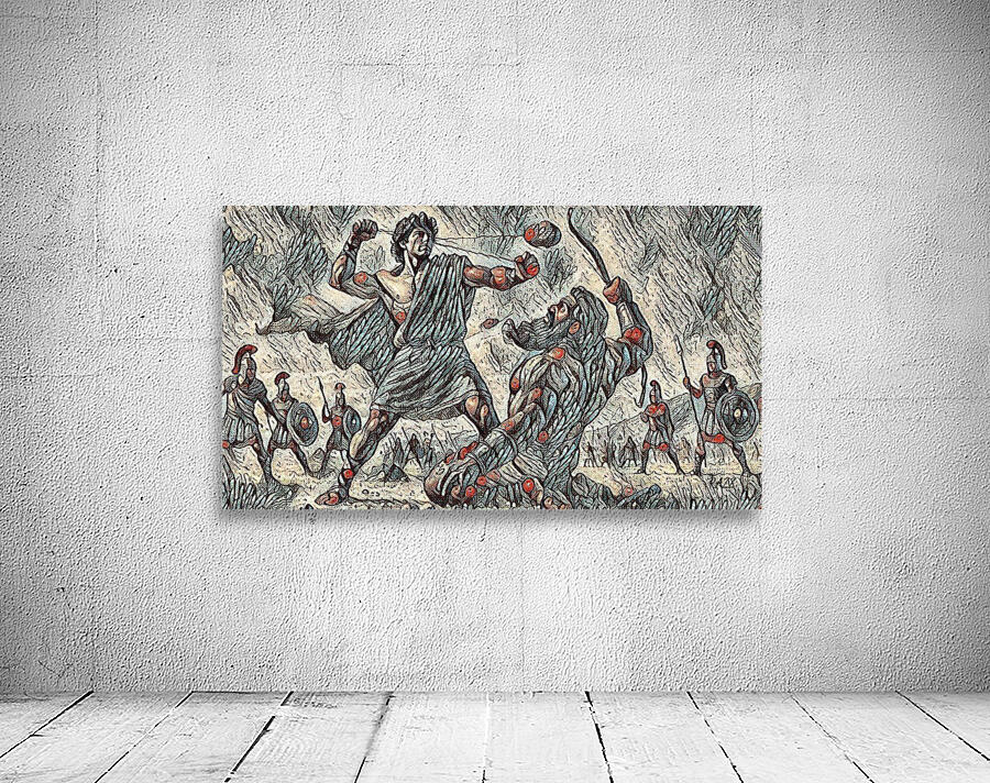David And Goliath Wall Preview