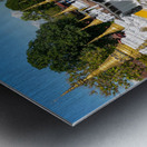 Wat Chedi Sao Lang Buddhist Temple Lampang Thailand Metal print