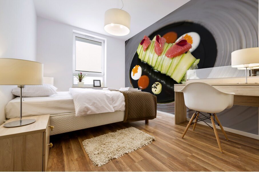 Avocado Crab Roll Roulade Mural print