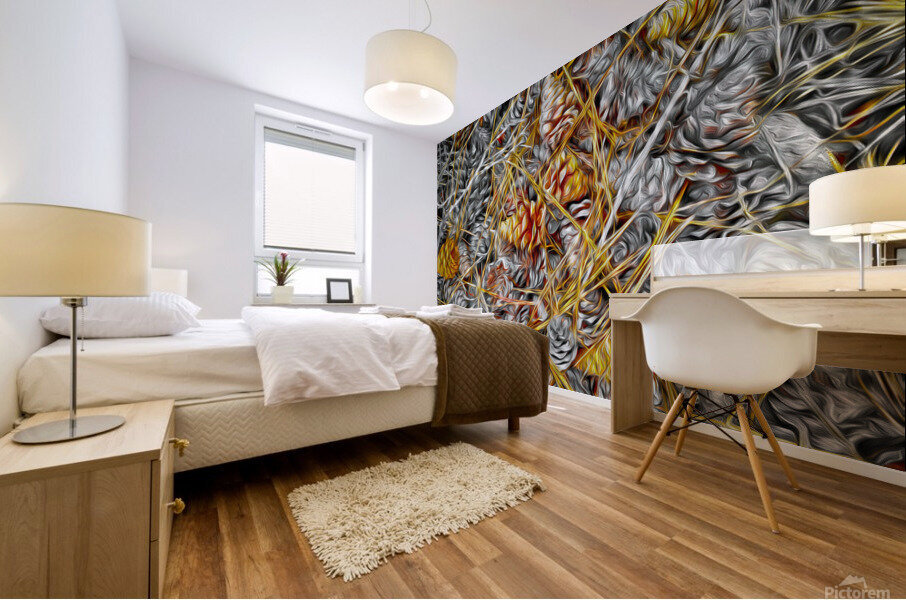 Pine Cones Forest Abstract Mural print