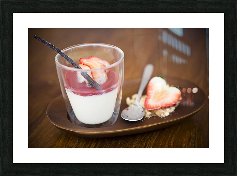 Strawberry Parfait Picture Frame print