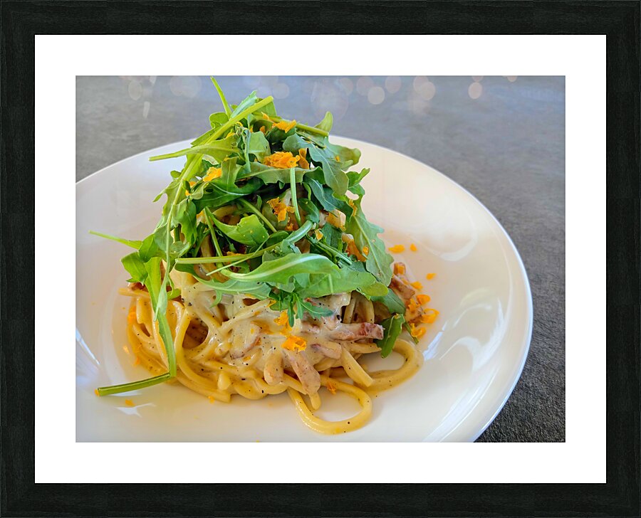 Spaghetti Carbonara Picture Frame print