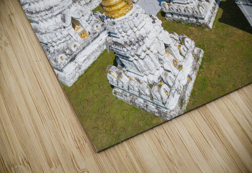 Wat Chedi Sao Lang Buddhist Temple Lampang Thailand Kevin Miller Photography puzzle