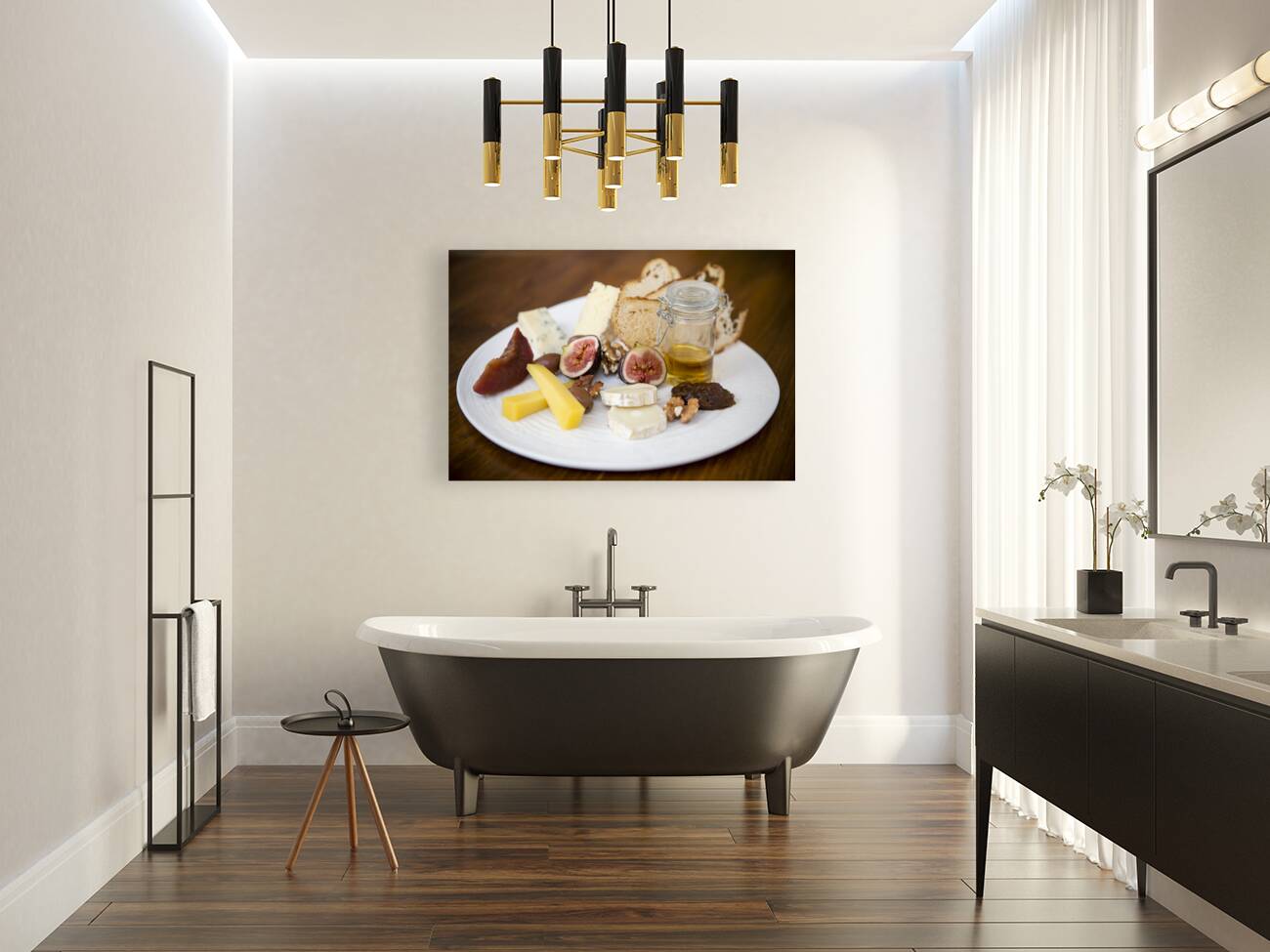 Fruit Cheese Platter Reproduction