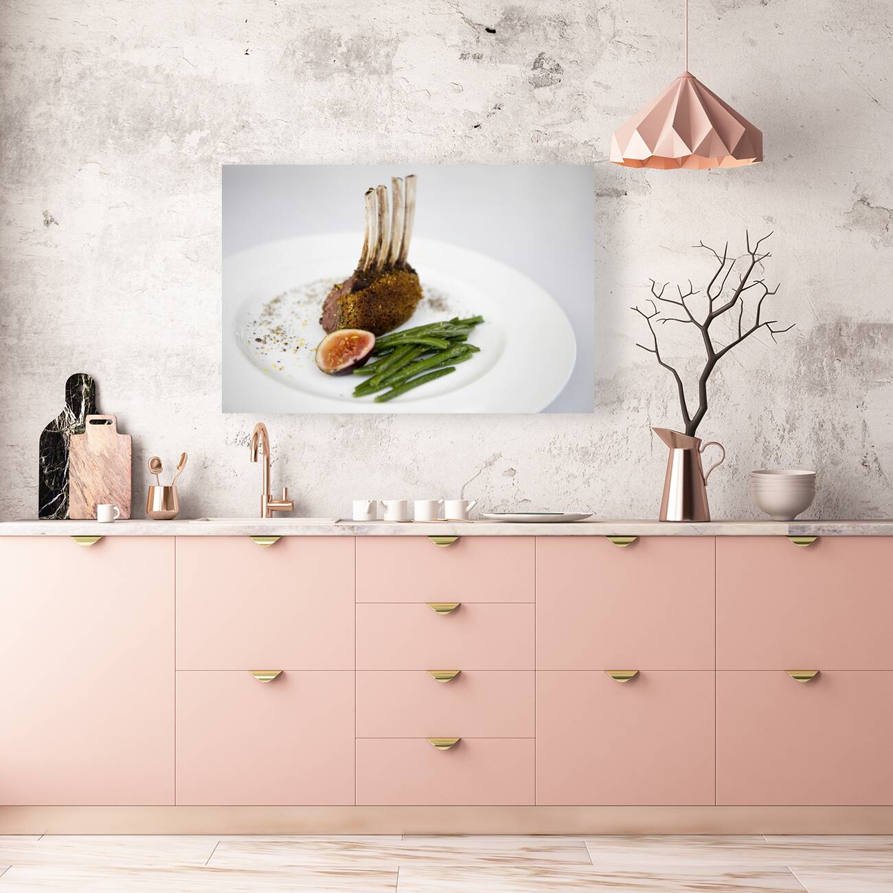 Quercy lamb rack Reproduction