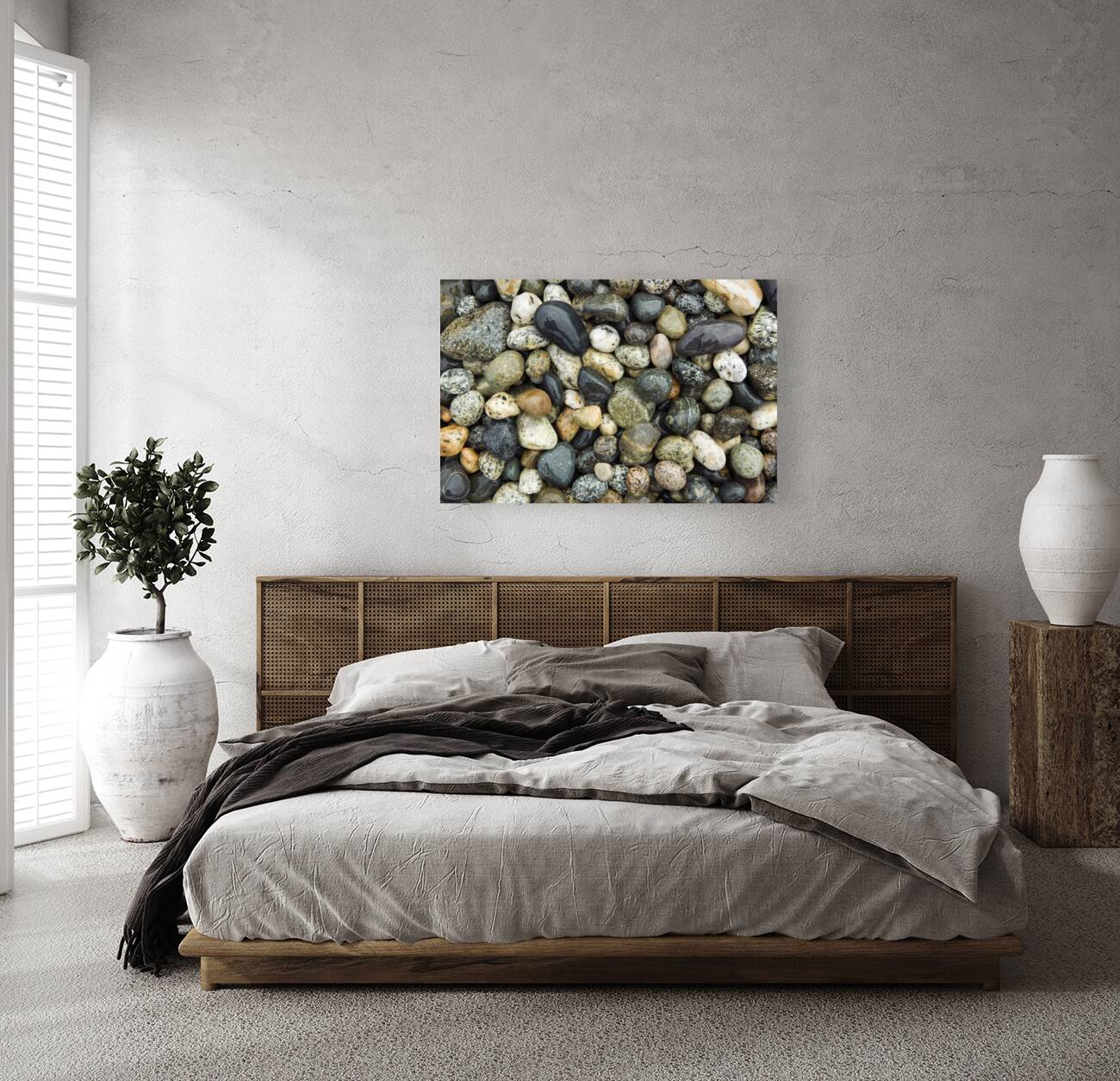 Beach River Rock Natural Pattern Texture Background Reproduction