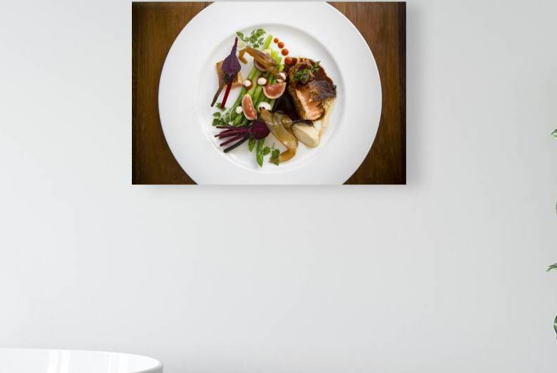 Pan Fried Atlantic Salmon Steak by Kevin Miller Photography
