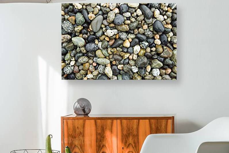 Beach River Rock Natural Pattern Texture Background by Kevin Miller Photography