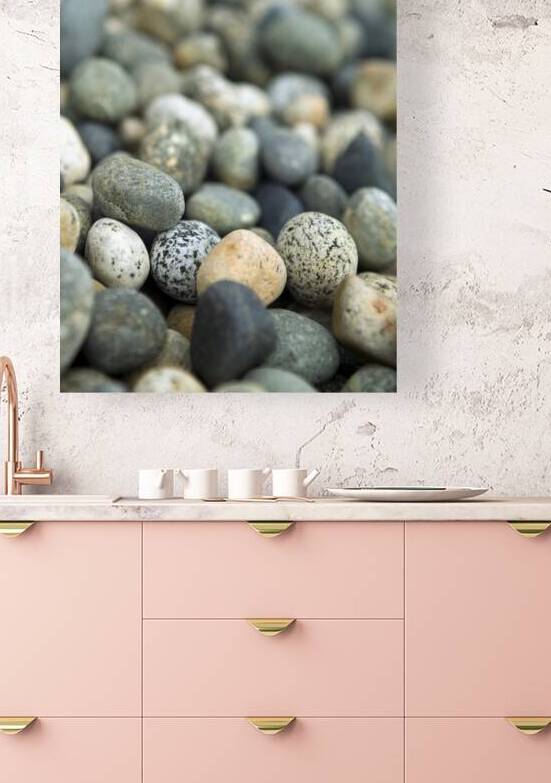 Beach River Rock Natural Pattern Texture Background by Kevin Miller Photography