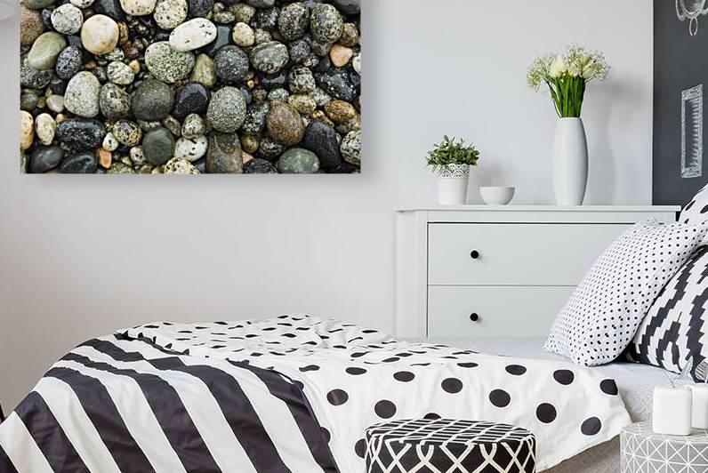 Beach River Rock Natural Pattern Texture Background by Kevin Miller Photography