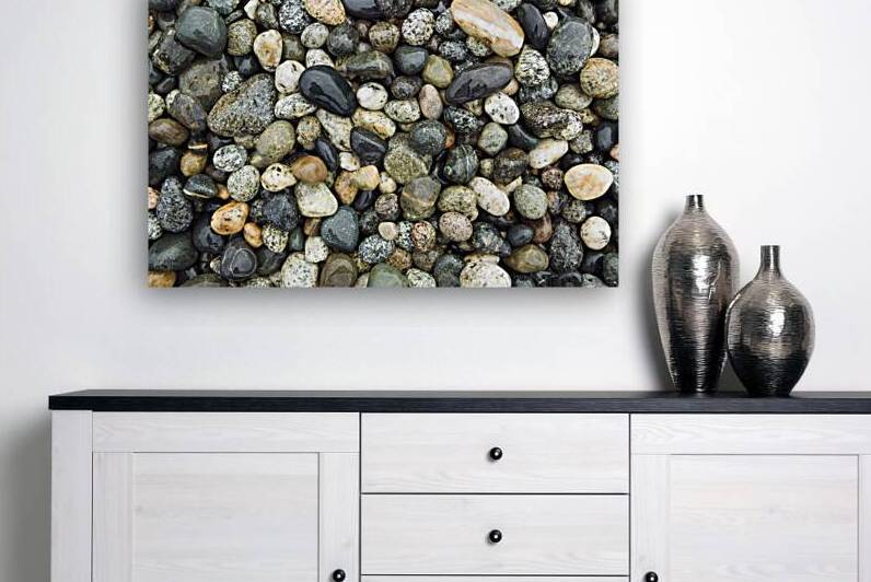Beach River Rock Natural Pattern Texture Background by Kevin Miller Photography