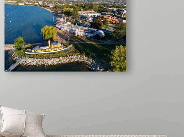 Penticton Okanagan Lake SS Sicamous Okangan Valley Aerial by Kevin Miller Photography