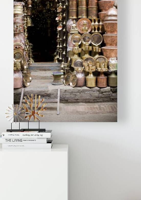 Brass and Copper Asian Market Bazaar by Kevin Miller Photography