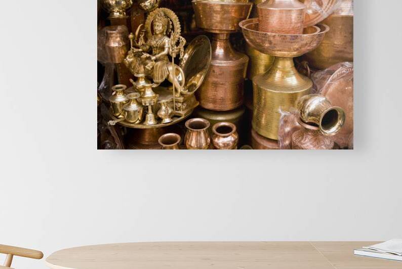 Brass and Copper Asian Market Bazaar by Kevin Miller Photography