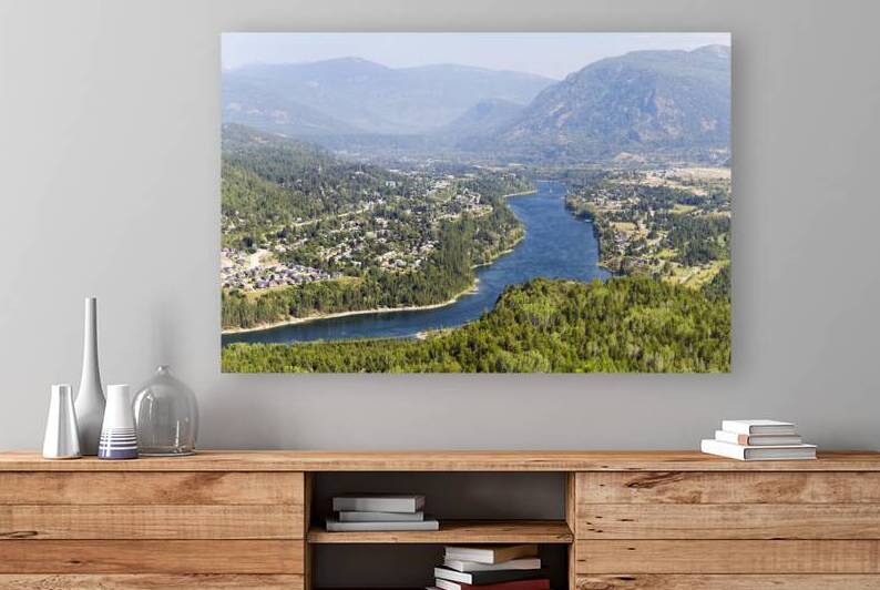 Castlegar Columbia River Canadian Landscape British Columbia by Kevin Miller Photography