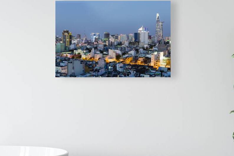 District 1 Ho Chi Minh City Vietnam Cityscape Skyline by Kevin Miller Photography
