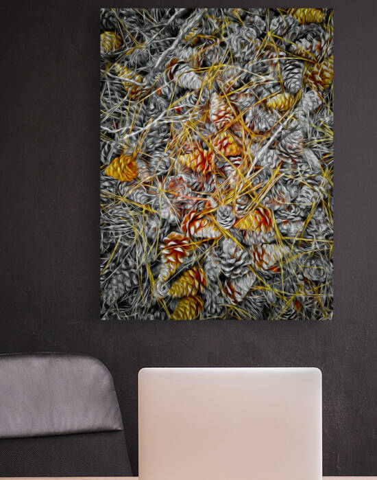 Pine Cones Forest Abstract by Kevin Miller Photography