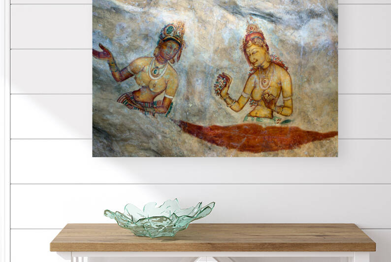 sigiriya fresco frescoes sri lanka by Kevin Miller Photography