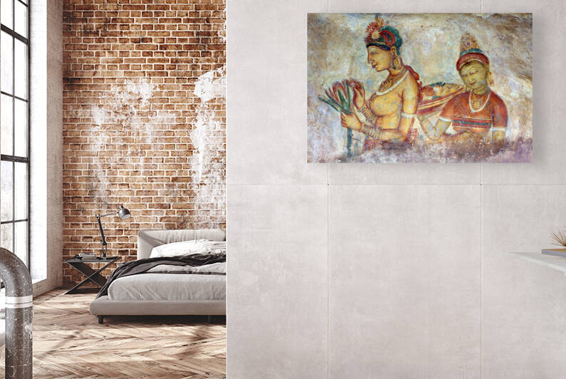 sigiriya fresco frescoes sri lanka by Kevin Miller Photography