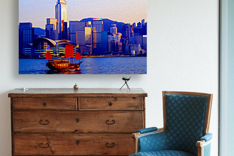 Hong Kong City Cityscape Skyline by Kevin Miller Photography