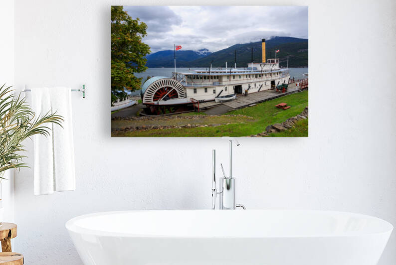 SS Moyie Sternwheeler Kaslo Kootenay Lake by Kevin Miller Photography