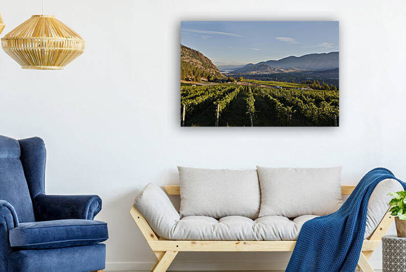 Okanagan Falls Winery Skaha Lake by Kevin Miller Photography