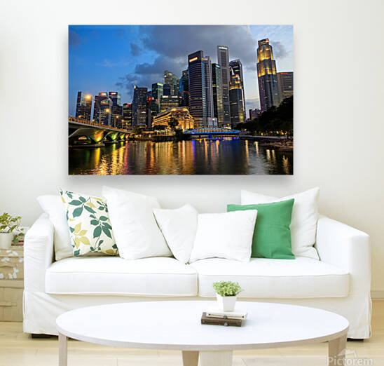 Singapore City Central Business District Cityscape Skyline by Kevin Miller Photography