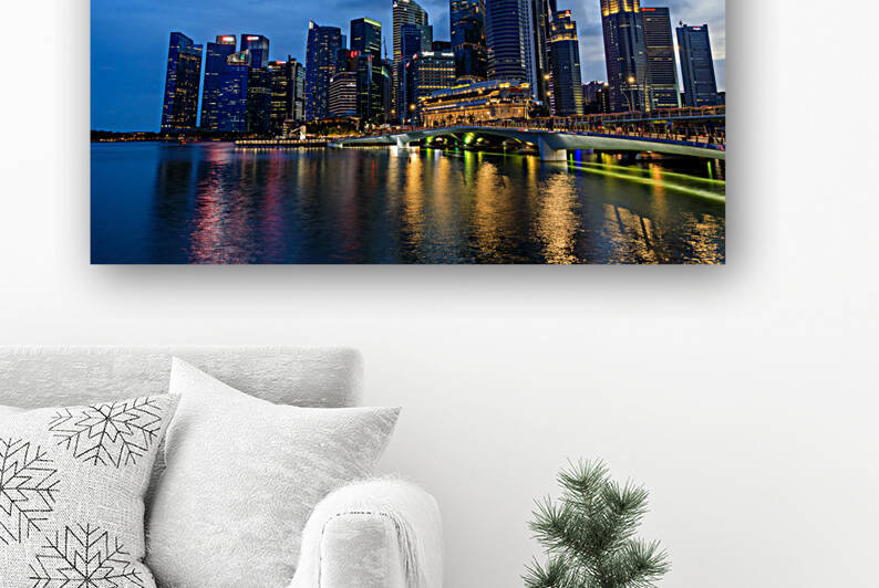 Singapore City Central Business District Cityscape Skyline by Kevin Miller Photography