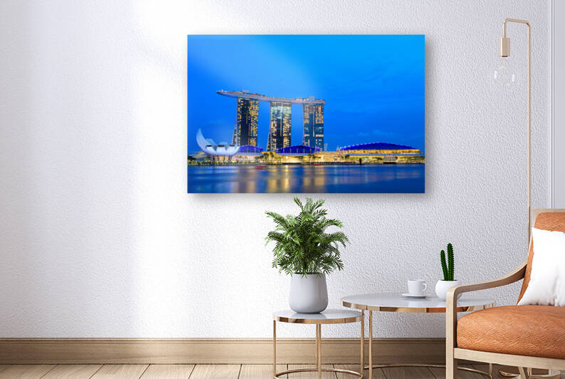 Marina Bay Skyline Cityscape Singapore by Kevin Miller Photography