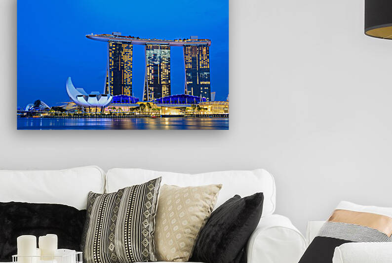 Marina Bay Skyline Cityscape Singapore by Kevin Miller Photography