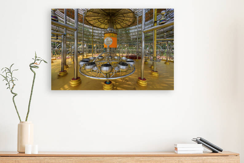 Stainless Steel Buddhist Thai Temple Hat Yai Thailand by Kevin Miller Photography