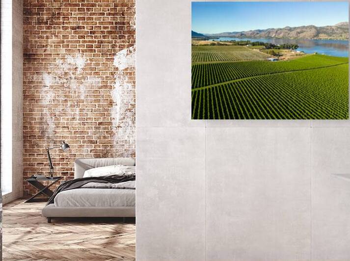 Okanagan Valley British Columbia Winery Vineyard Landscape by Kevin Miller Photography