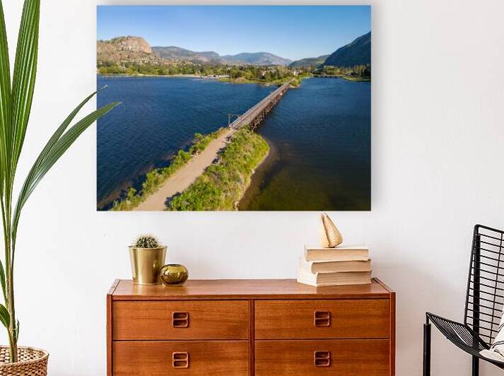 Okanagan Falls KVR Trestle Bridge Skaha Lake British Columbia by Kevin Miller Photography