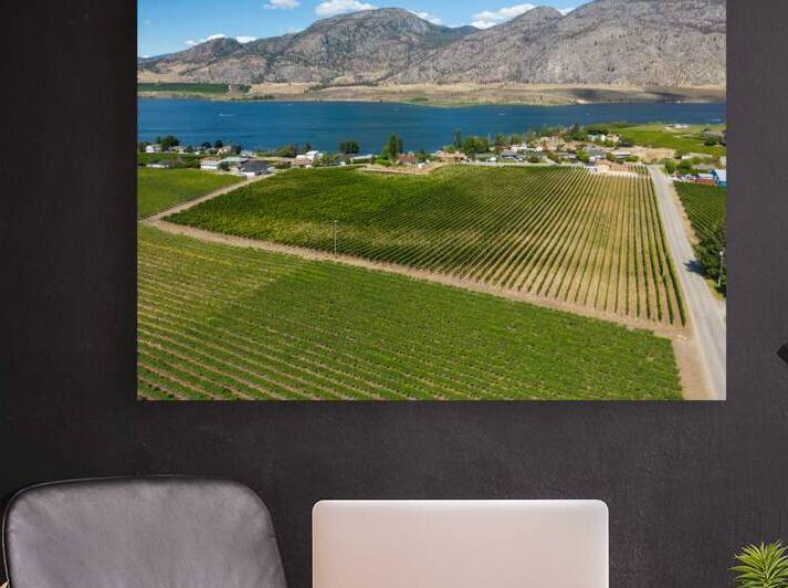 Okanagan Valley British Columbia Winery Vineyard Landscape by Kevin Miller Photography