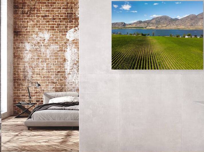 Okanagan Valley British Columbia Winery Vineyard Landscape by Kevin Miller Photography