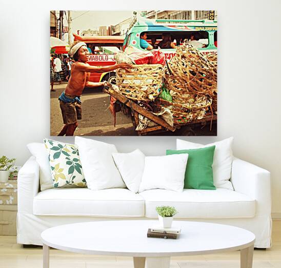 Street scene market in Cebu city Philippines. by Kevin Miller Photography