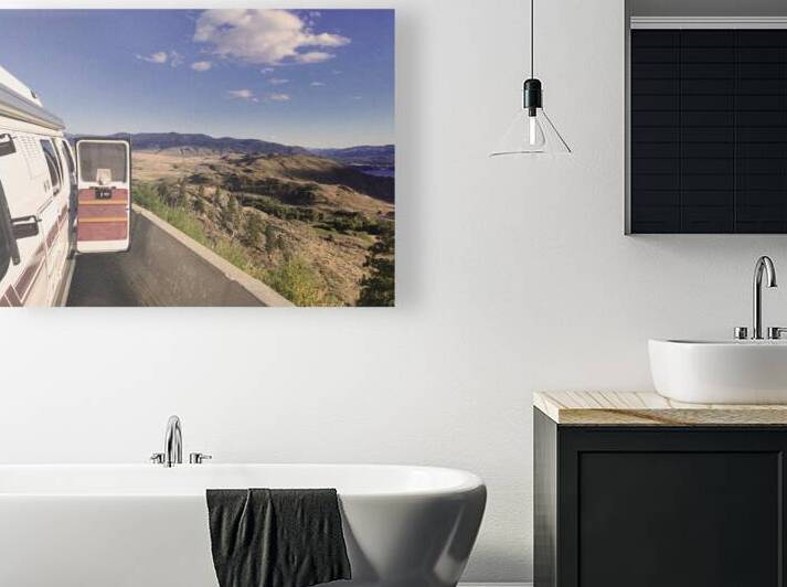 Road trip journey in Osoyoos British Columbia Canada. by Kevin Miller Photography