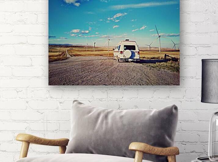 Road trip in Pincher Creek Alberta Canada. by Kevin Miller Photography
