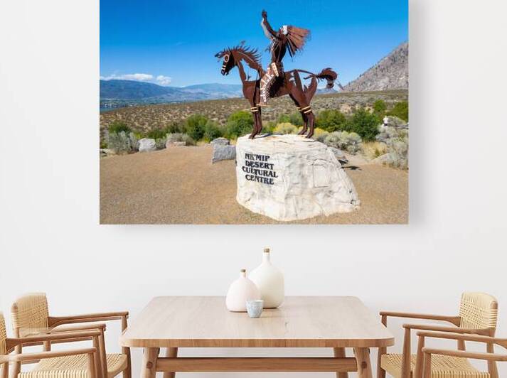 The Chief Sculpture Nkmip Desert Cultural Centre Osoyoos by Kevin Miller Photography