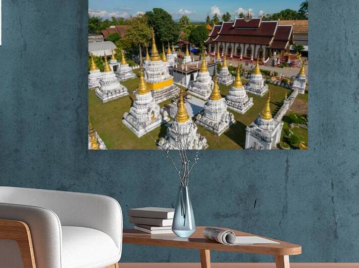 Wat Chedi Sao Lang Buddhist Temple Lampang Thailand by Kevin Miller Photography
