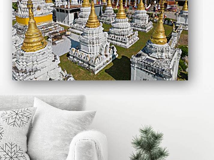 Wat Chedi Sao Lang Buddhist Temple Lampang Thailand by Kevin Miller Photography