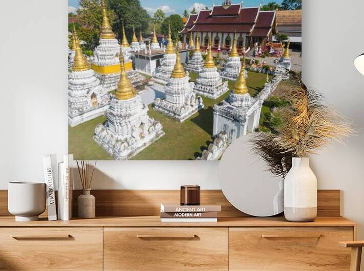 Wat Chedi Sao Lang Buddhist Temple Lampang Thailand by Kevin Miller Photography