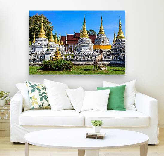 Wat Chedi Sao Lang Buddhist Temple Lampang Thailand by Kevin Miller Photography